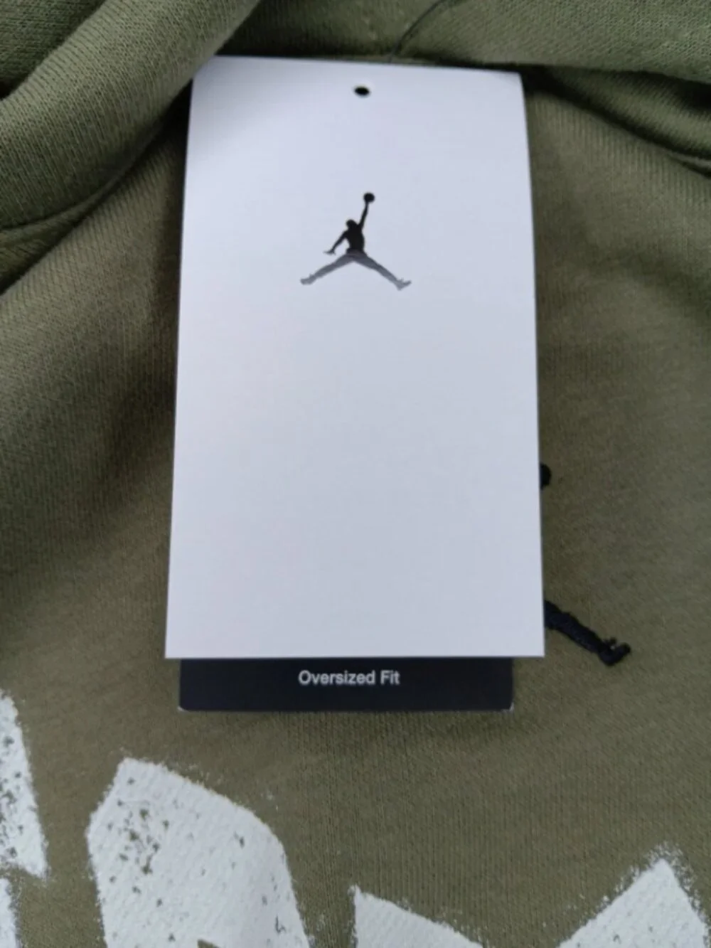 NIKE JORDAN Brooklyn Men's Collegiate Pullover Hoodie Medium Olive L HV0093-222